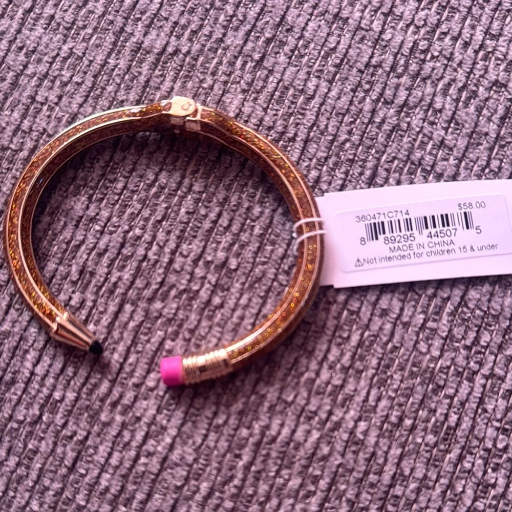 Betsey Johnson Gold and Pink Bracelet - Picture 2 of 2